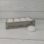 Confezione da 16 maxi tealight (durata 10 ore)