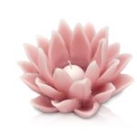 Candela profumata a forma di fiore ninfea alta