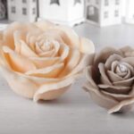 Candela Rosa con Bocciolo estraibile