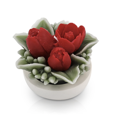 Bouquet Tulipani di Cera con base di gesso