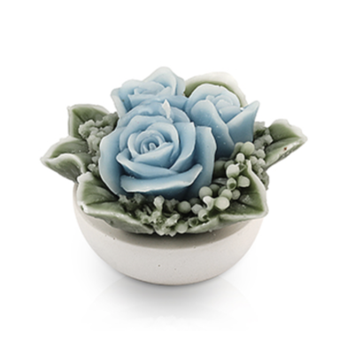 Bouquet Roselline di Cera con base di gesso